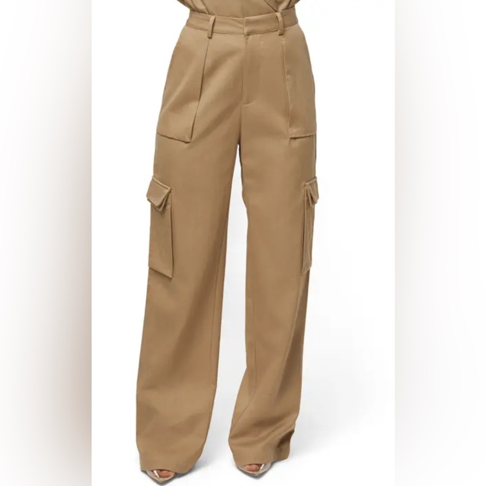 anthropology Bailey 44 Satin Party Formal Festive Cargo Pants Women’s sz 10